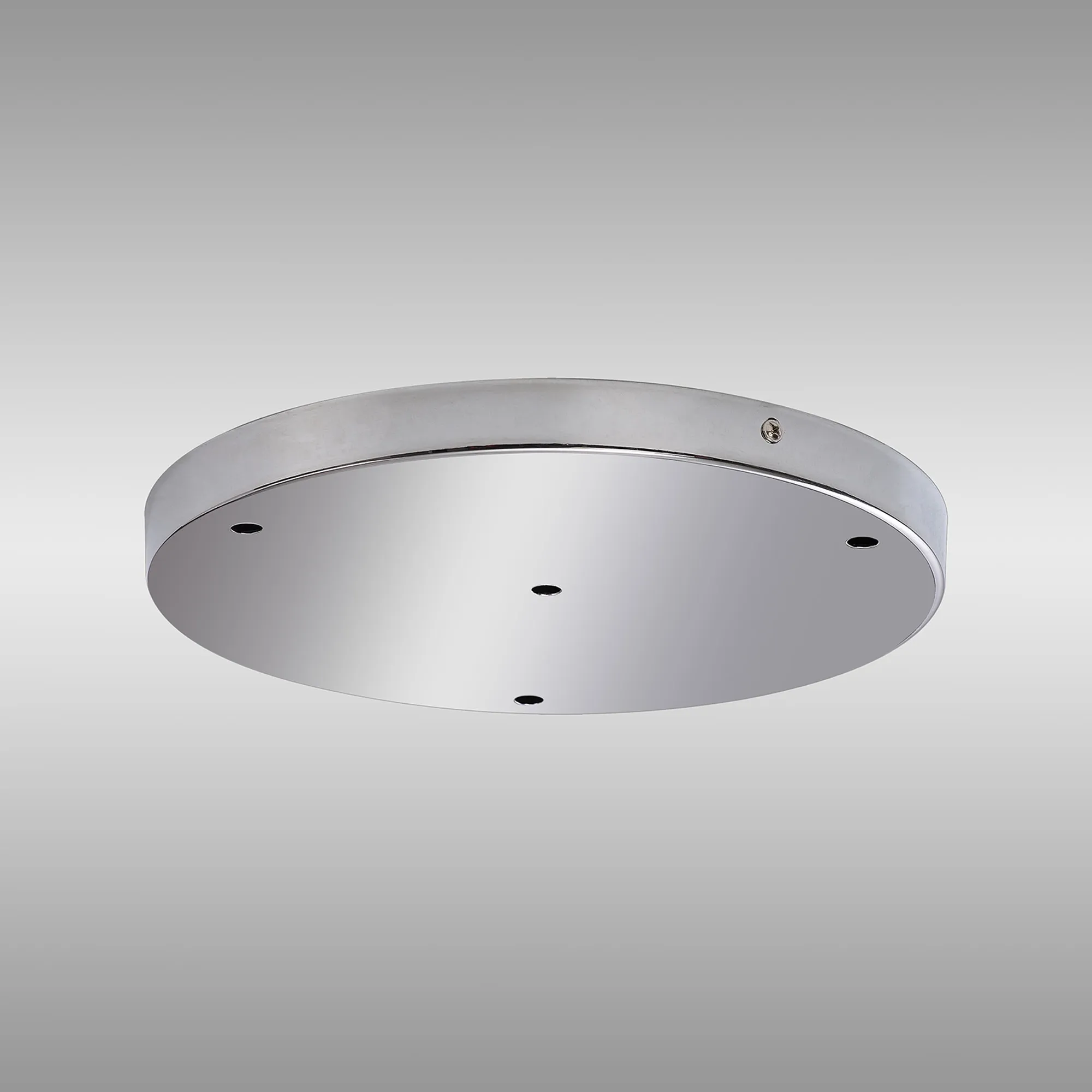 Hayes 4 Hole 28cm Round Ceiling Plate Polished Chrome Stainless Steel D0829CH  Deco Hayes Chrome
